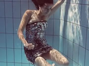 Lastova Being Flashy Underwater